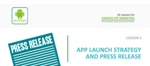 android_app_marketing_lesson_5_app_launch_press_release