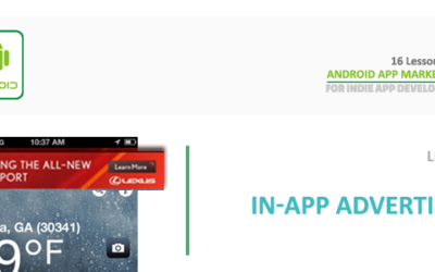 Android App Marketing- Lesson 6 – Experiment In-App Advertising