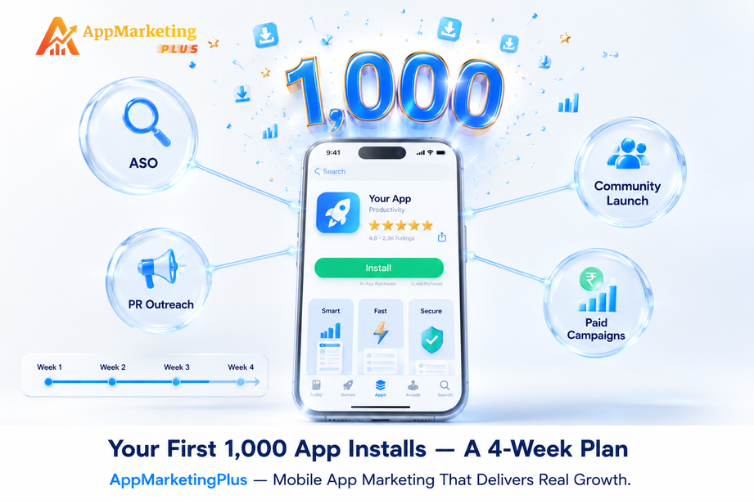 How to Get Your First 1,000 App Installs Fast